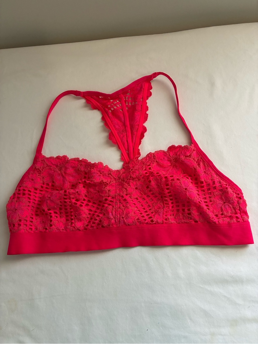 Aerie Women’s Lacey Bralette Hot Pink